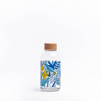 Carrybottles Glastrinkflasche - Little Jungle 400ml -